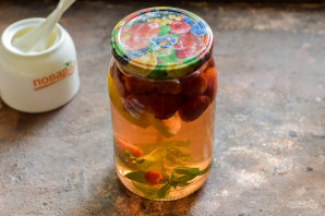 Компот из клубники "Мохито" на зиму Компот из клубники "Мохито" на зиму