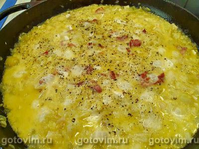 Кабачки «Ницца» запеченые с сыром Шевр и беконом