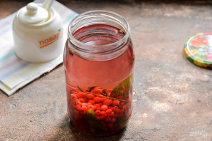 Компот из красной смородины с мятой на зиму