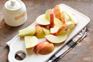 Жареные яблоки по-французски Жареные яблоки по-французски