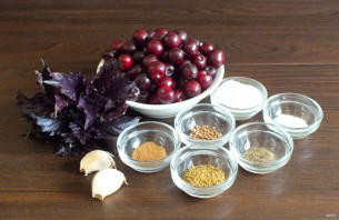 "Ткемали" из вишни на зиму "Ткемали" из вишни на зиму