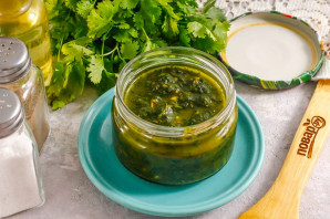 Соус из кинзы на зиму