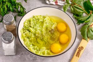 Кабачковый торт с творогом