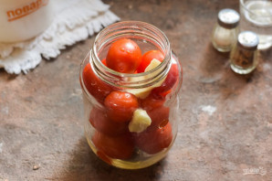 Помидоры черри в томатном соке на зиму Помидоры черри в томатном соке на зиму