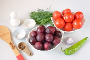 Соус из слив