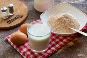 Блины из отрубей на кефире Блины из отрубей на кефире