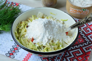 Овощной пирог из кабачков