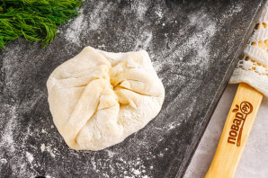 Лепешки с брынзой и зеленью