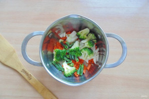 Пшенная каша с брокколи