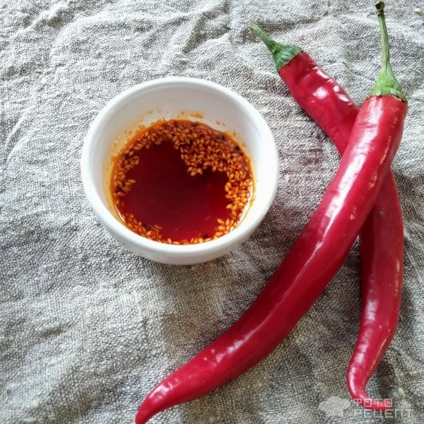 Рецепт: Чили масло Хун Ю - китайское пряное красное масло
