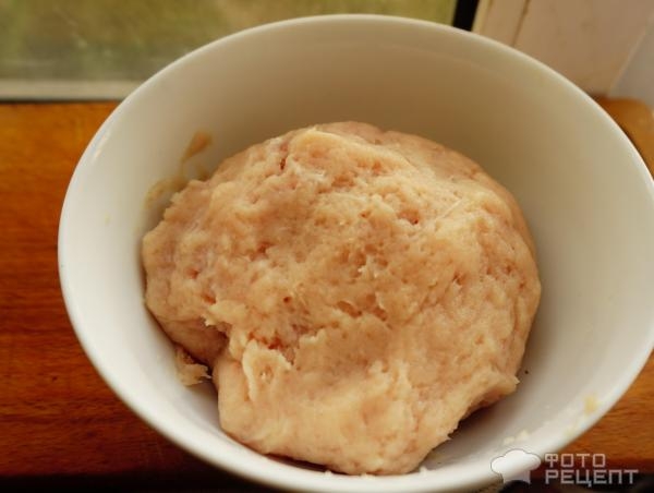 Рецепт: Корзиночки из куриного "теста" - с грибной начинкой