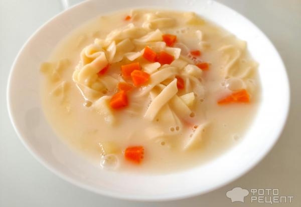 Рецепт: Куриный суп с плавленными сырками - С лапшой лагман