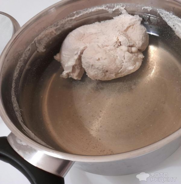 Рецепт: Куриный суп с плавленными сырками - С лапшой лагман