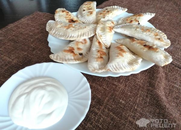 Рецепт: Кутабы - с тыквой и грецким орехом