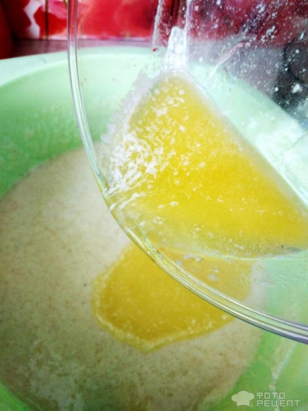 Рецепт: Манник с черной смородиной - Летний манник с ягодами: без муки