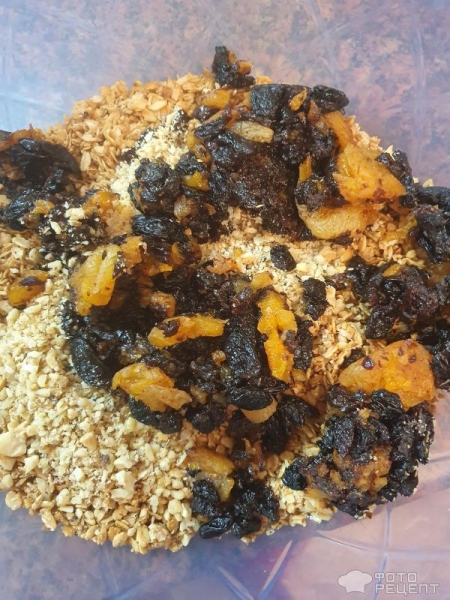 Рецепт: Овсяные батончики - сытные и полезные