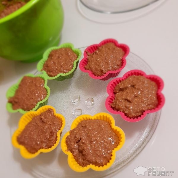 Рецепт: Овсяные кексы - Шоколадно-банановые кексы. Пекутся 6 минут!