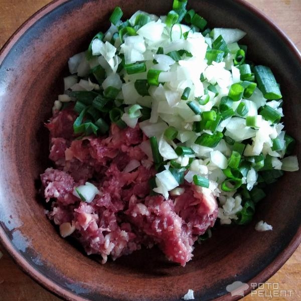 Рецепт: Пирожки из периллы - Kkaenip-Jeon - Корейский панчан