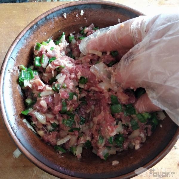 Рецепт: Пирожки из периллы - Kkaenip-Jeon - Корейский панчан