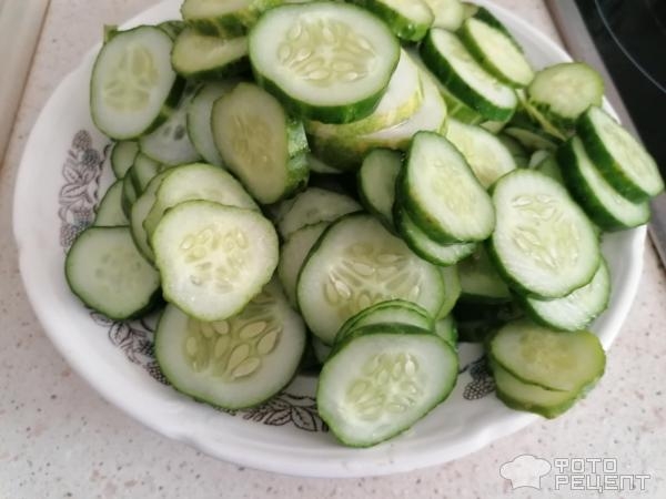 Рецепт: Салат из огурцов на зиму - как найденный, вкусно и просто