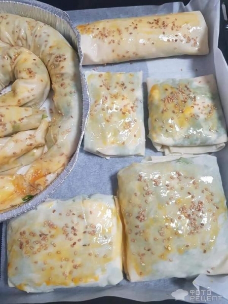 Рецепт: Спинакопита - Греческая выпечка