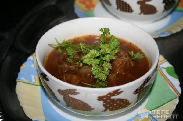 Рецепт: Суп из свежей капусты - с баклажанами