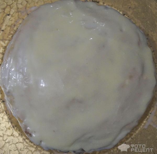 Рецепт: Торт "Молочная девочка" - с персиками и украшением из мастики Рецепт: Торт "Молочная девочка" - с персиками и украшением из мастики