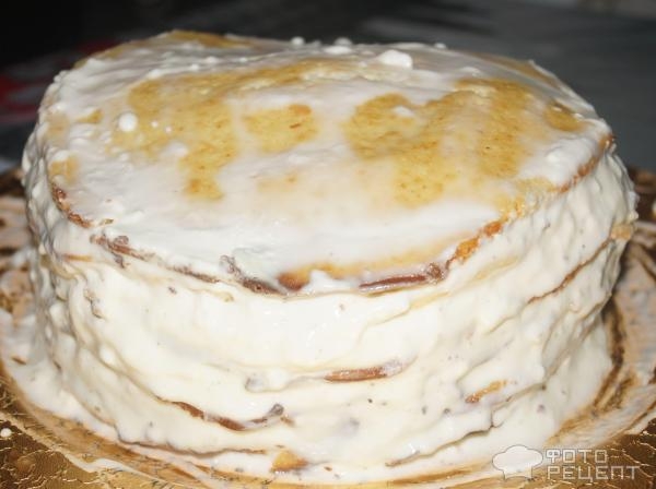 Рецепт: Торт "Молочная девочка" - с персиками и украшением из мастики Рецепт: Торт "Молочная девочка" - с персиками и украшением из мастики