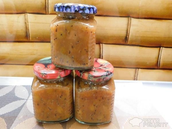 Рецепт: Варенье из крыжовника и киви - мой эксперимент