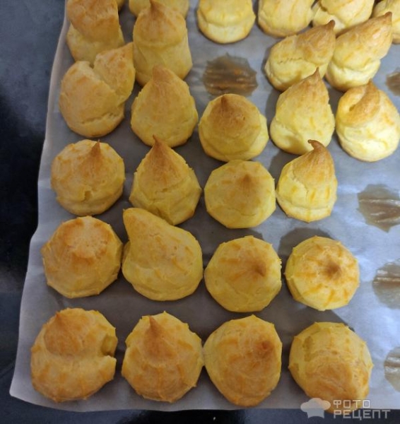 Рецепт: Заварные пирожные - Маленькие вкусняшки съедаются на ура! Рецепт: Заварные пирожные - Маленькие вкусняшки съедаются на ура!