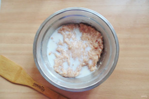 Куриное суфле с брокколи