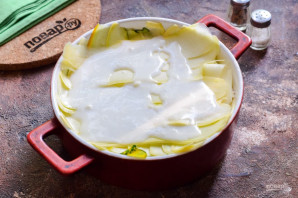 Лазанья из кабачков с рикоттой