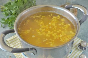 Суп с нутом и брокколи