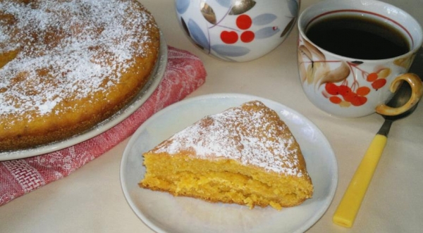 Пирог с тыквой, пошаговый рецепт с фото