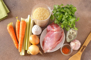 Плов с сельдереем