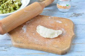 Пельмени с брокколи