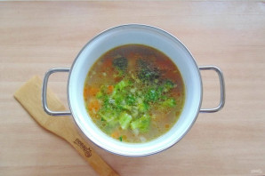Гречневый суп с брокколи Гречневый суп с брокколи