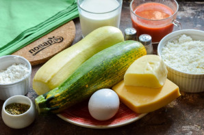 Лазанья из кабачков с рикоттой