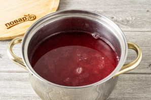 Морс из клюквы на зиму
