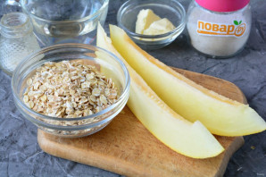 Овсяная каша с дыней