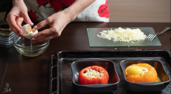 Запеченные помидоры, пошаговый рецепт с фото