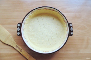 Киш с брокколи и шпинатом