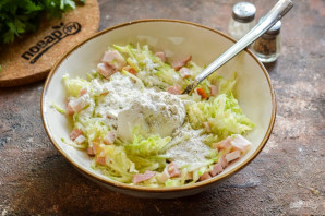 Оладьи из кабачков с беконом