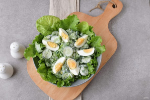 Салат со сметаной Салат со сметаной