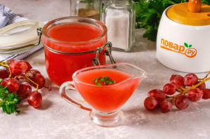 Соус из винограда на зиму