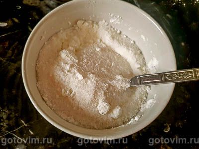 Песочный пирог с вишней