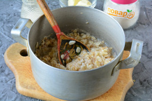 Овсяная каша с дыней