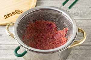 Морс из клюквы на зиму