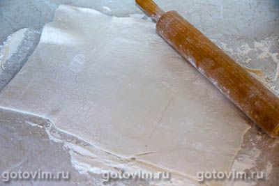 Завитки с зеленым луком и яйцом