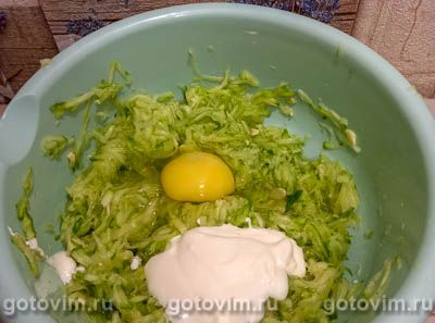 Пицца из кабачков на сковороде